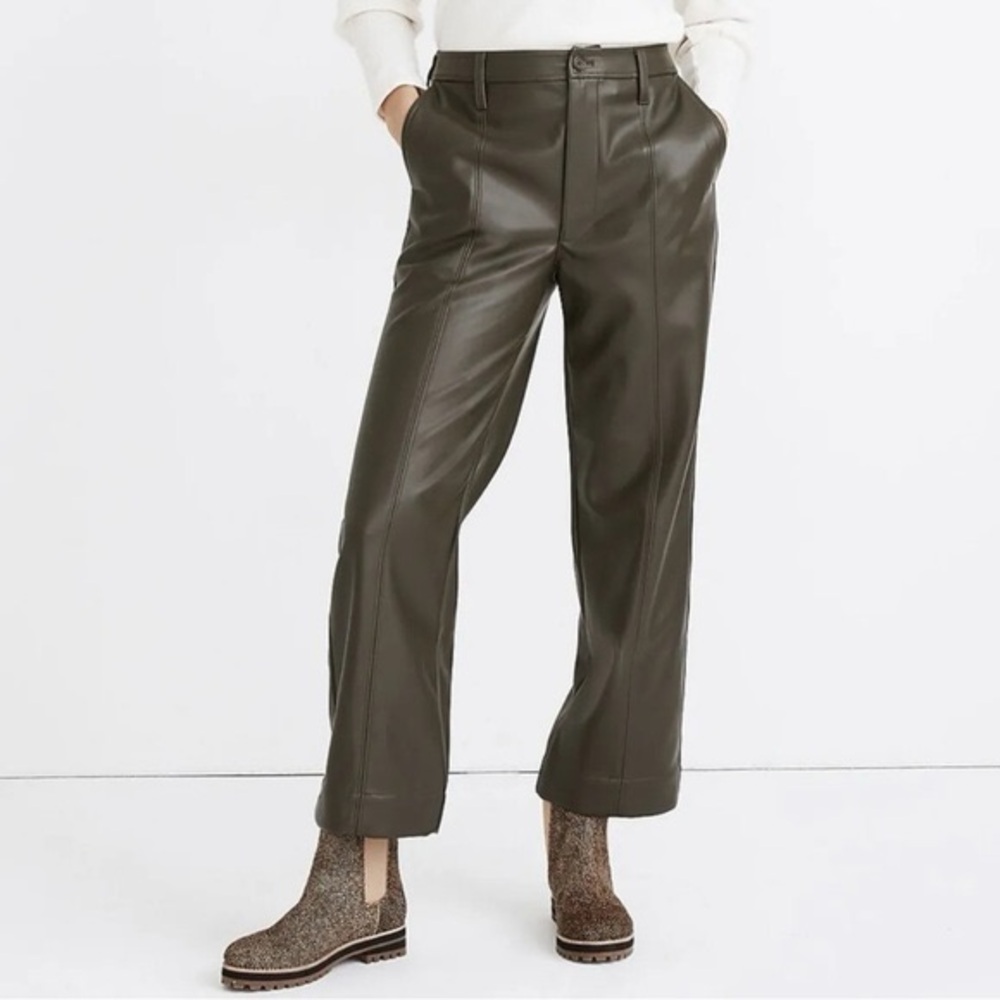 Madewell faux leather pants - Picture 2 of 3
